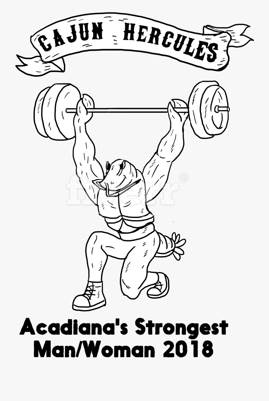 Transparent Weightlifter Png - Powerlifting, Transparent Clipart