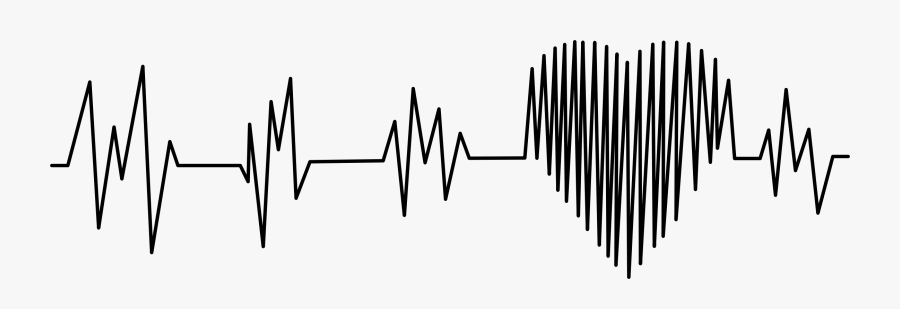 Lines Clipart Ekg - Black Heartbeat Png, Transparent Clipart