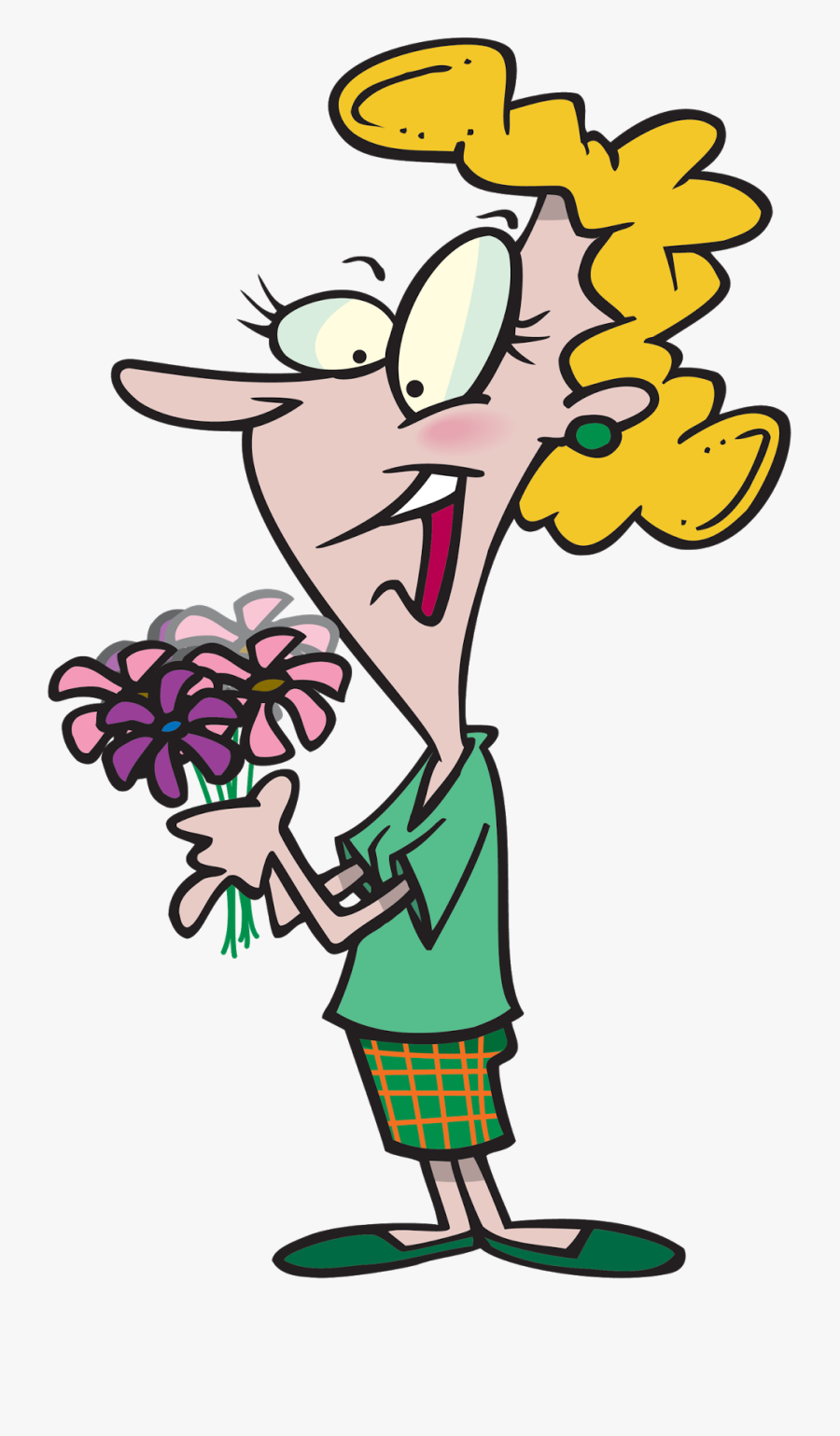 Take Auntie Up On Making Some Flower Arrangements But - Illustration, Transparent Clipart