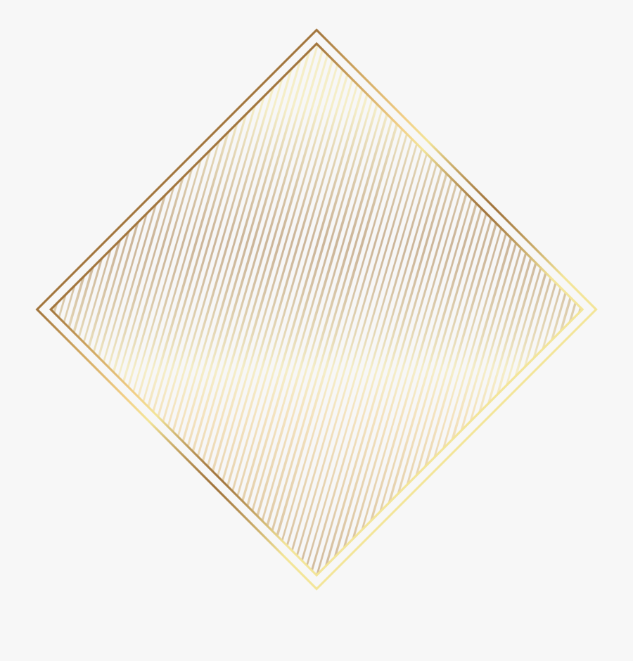 Triangle Gold Painted Pattern Label Vector Beige Clipart - Triangle, Transparent Clipart