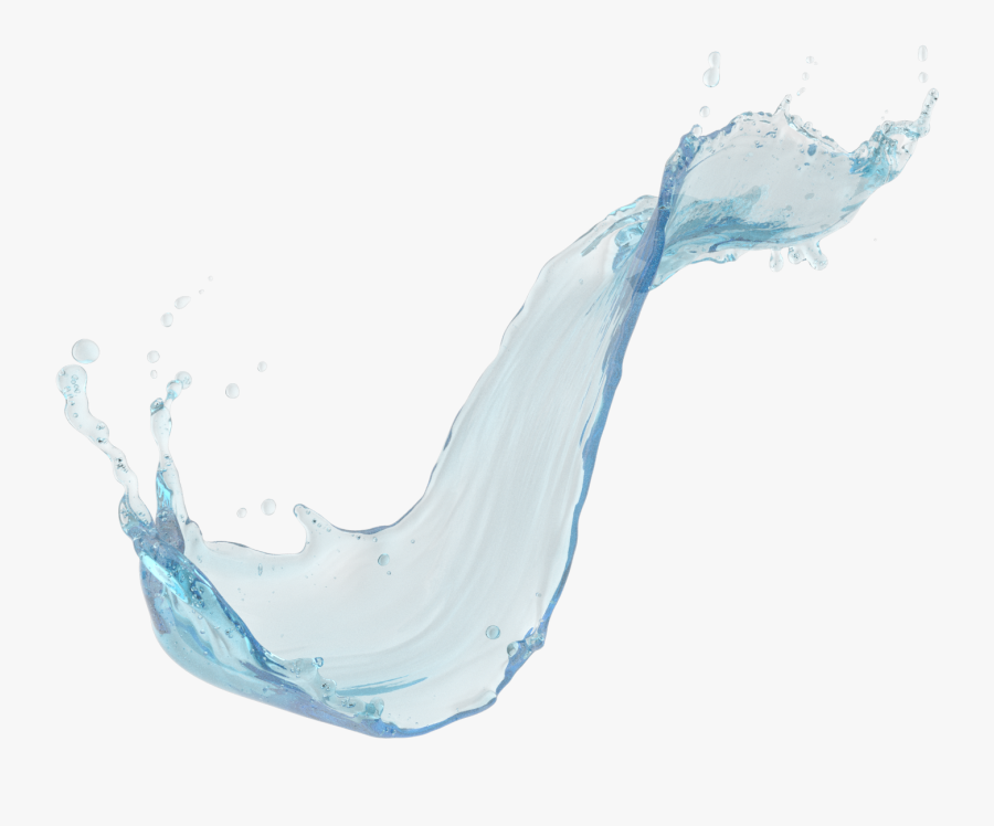 Transparent Water Ripples Clipart - 3d Water Splash Png, Transparent Clipart