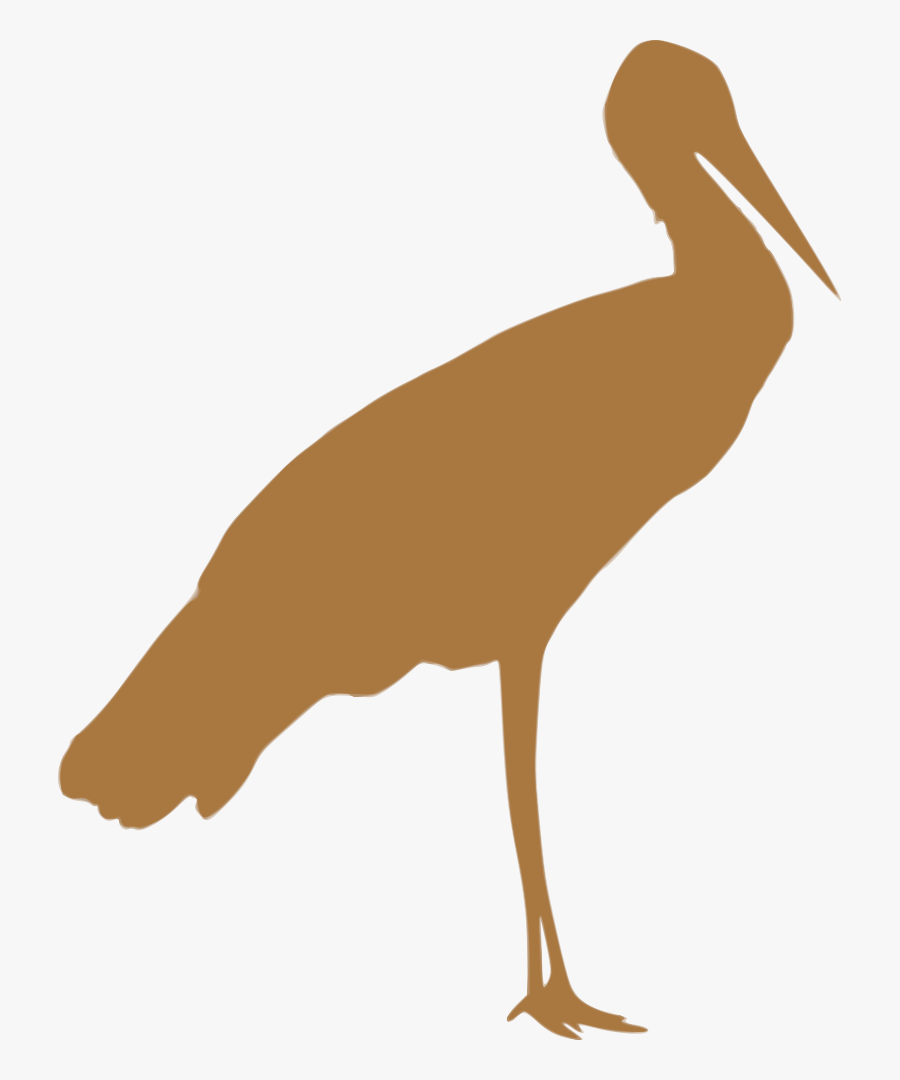 Silhouette Animaux - Water Bird, Transparent Clipart