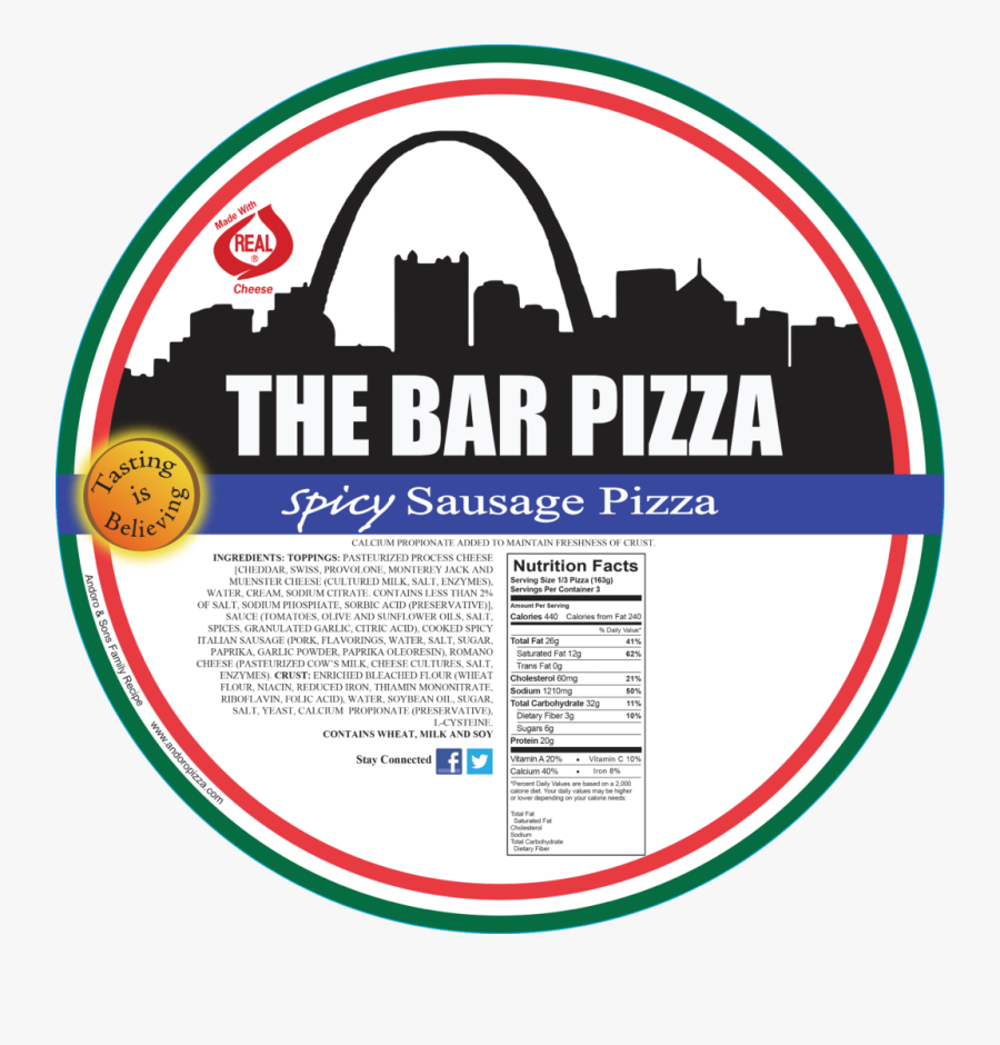 Bar Frozen Pizza, Transparent Clipart