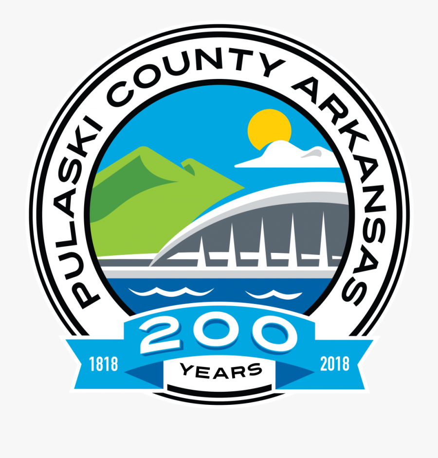 Pulaski County Arkansas Logo, Transparent Clipart