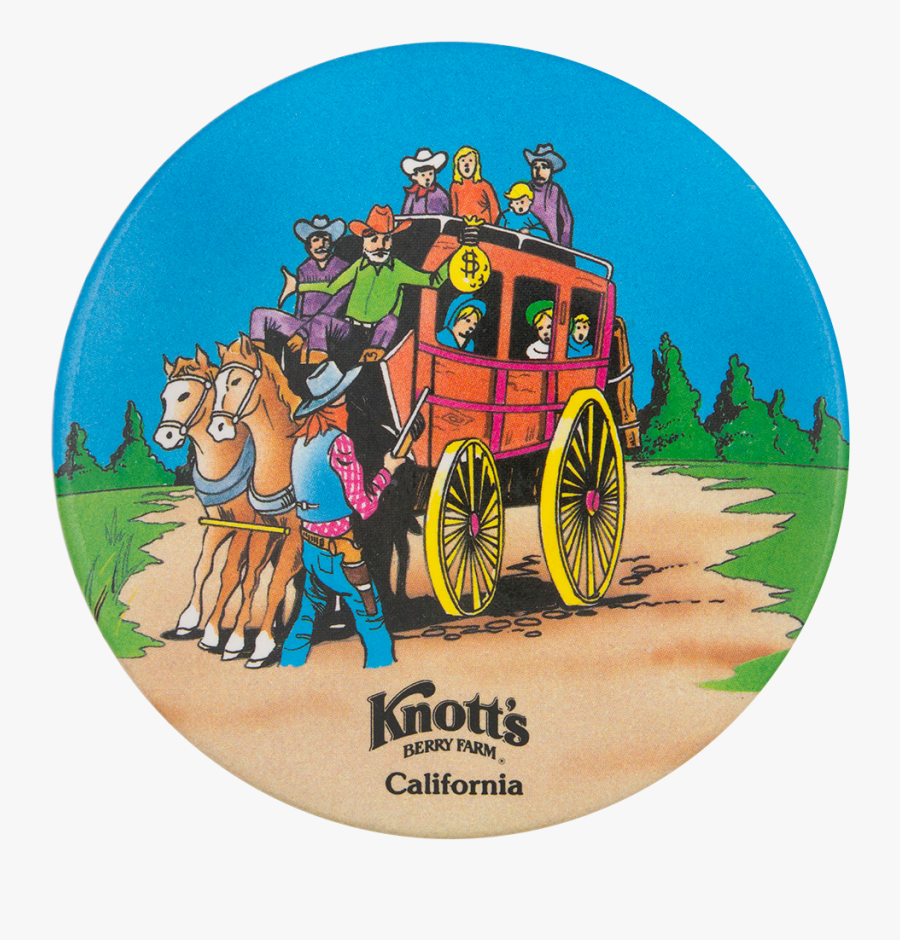 Knott"s Berry Farm California Entertainment Button - Knotts Berry Farm, Transparent Clipart