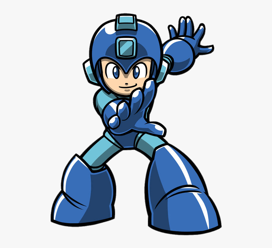 Mega Man Holding Out Hand - Mega Man Png, Transparent Clipart