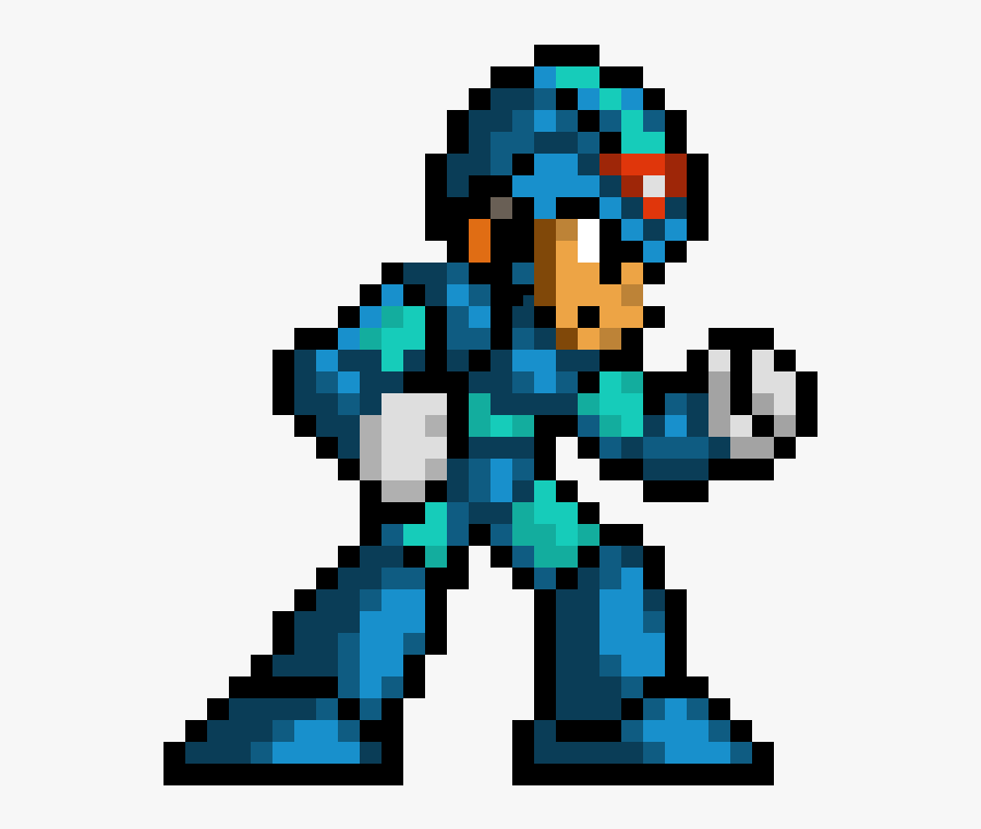 Mega Man Sprite Png - Mega Man X Pixel , Free Transparent Clipart