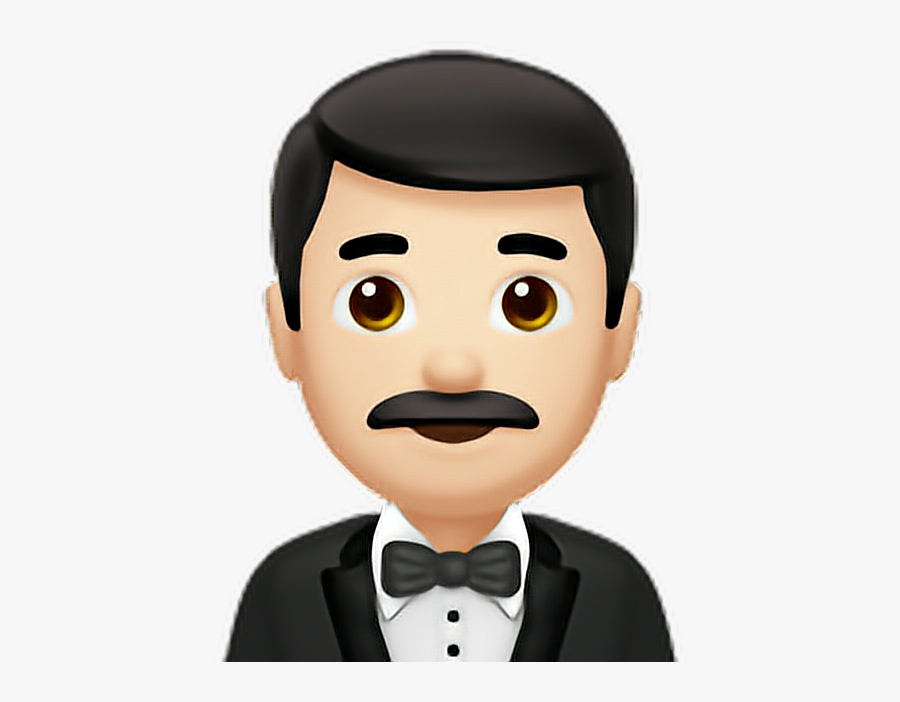 ❁ Man In Tuxedo Emoji 🤵🏻 - Boy Emoji Tipping Hand, Transparent Clipart