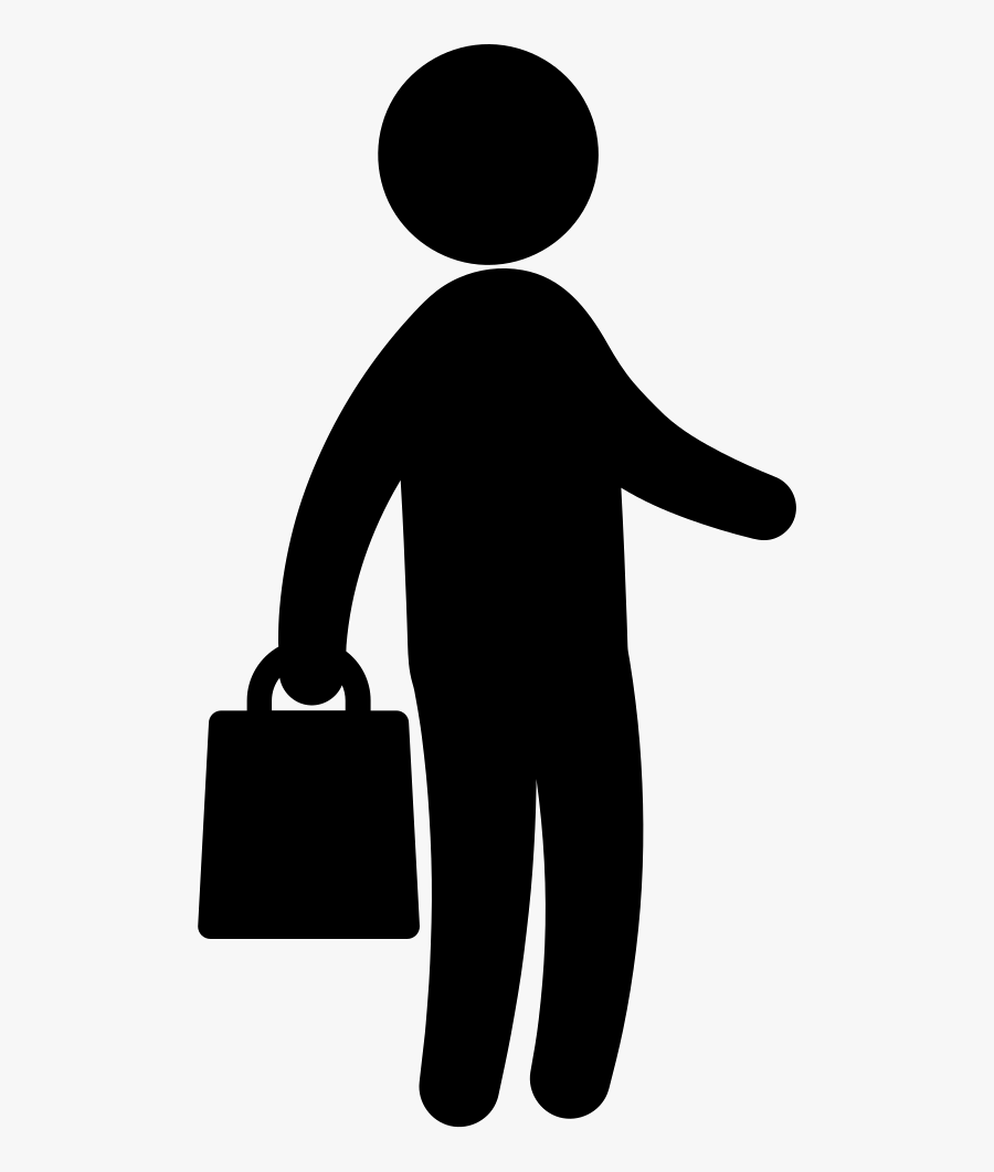 Business Man Silhouette Png - Portable Network Graphics, Transparent Clipart