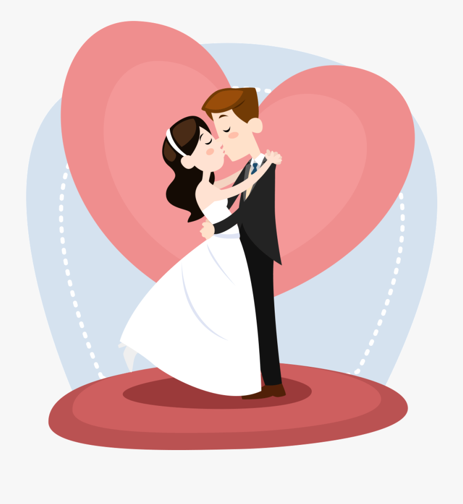 Interacial Clip Groom - Bride And Groom Png, Transparent Clipart