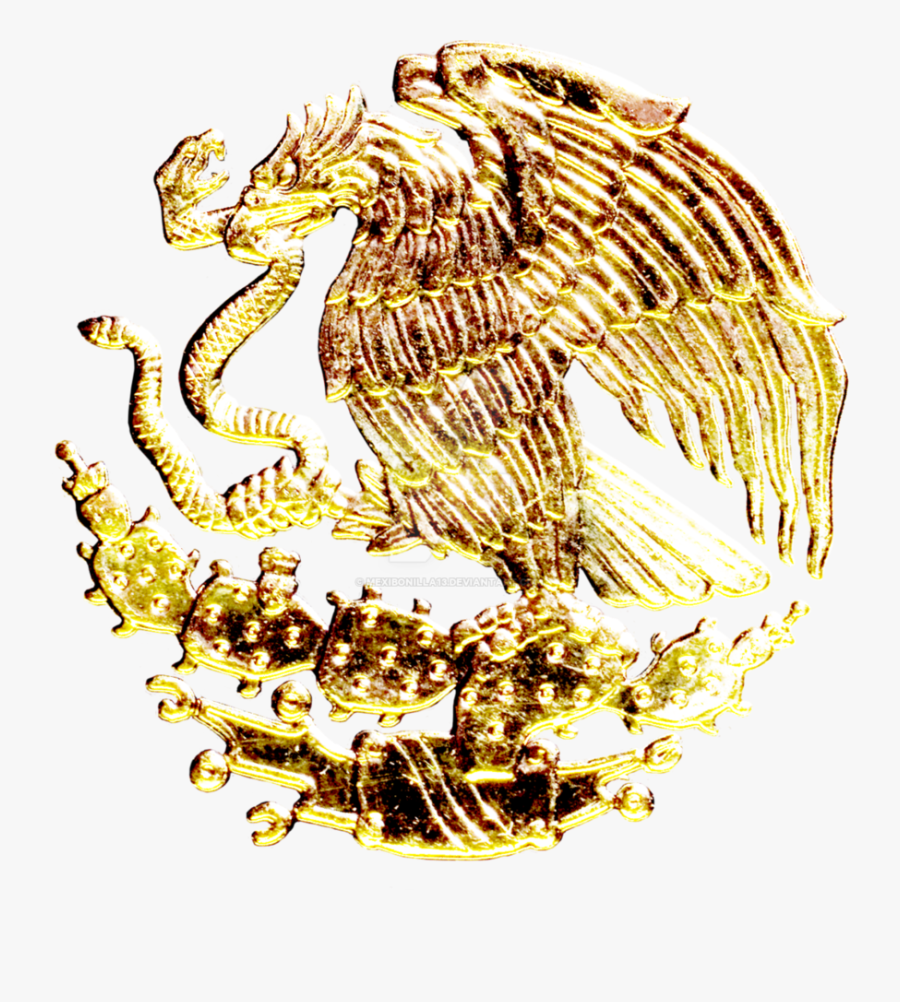 Transparent Gold Underline Png - Mexico Coat Of Arms Gold , Free ...