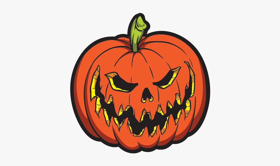 Evil Pumpkin Png - Scary Pumpkin Halloween, Transparent Clipart