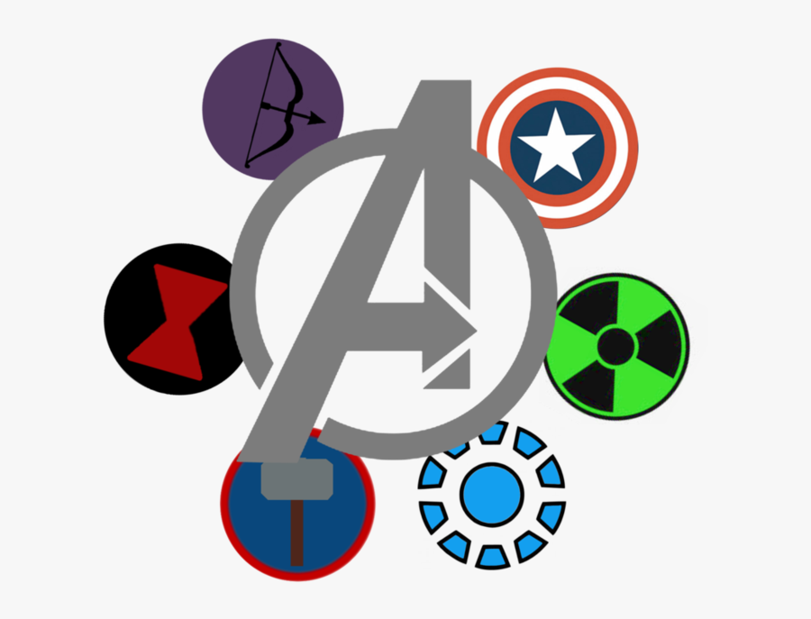 Symbols Together Marvel Vs - Original Avengers Logo , Free Transparent ...