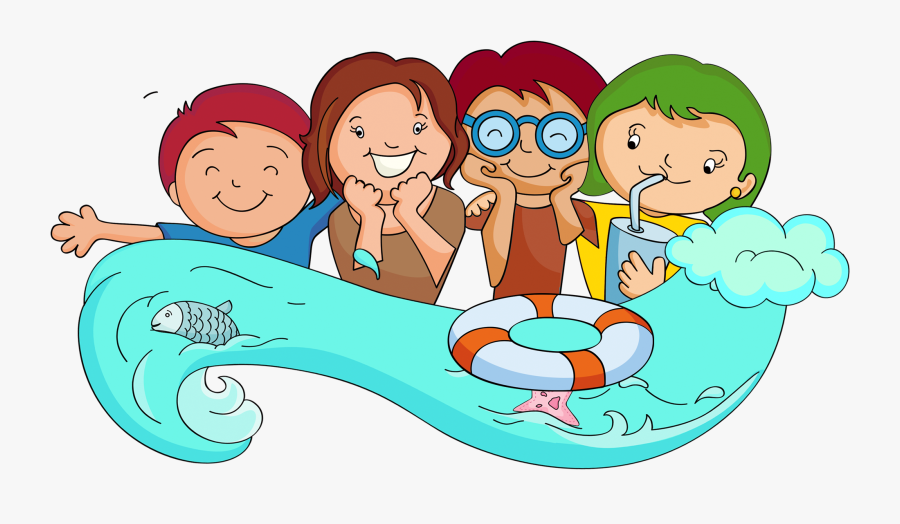 Camping Clipart Family - Camp Clipart Swimming , Free Transparent ...