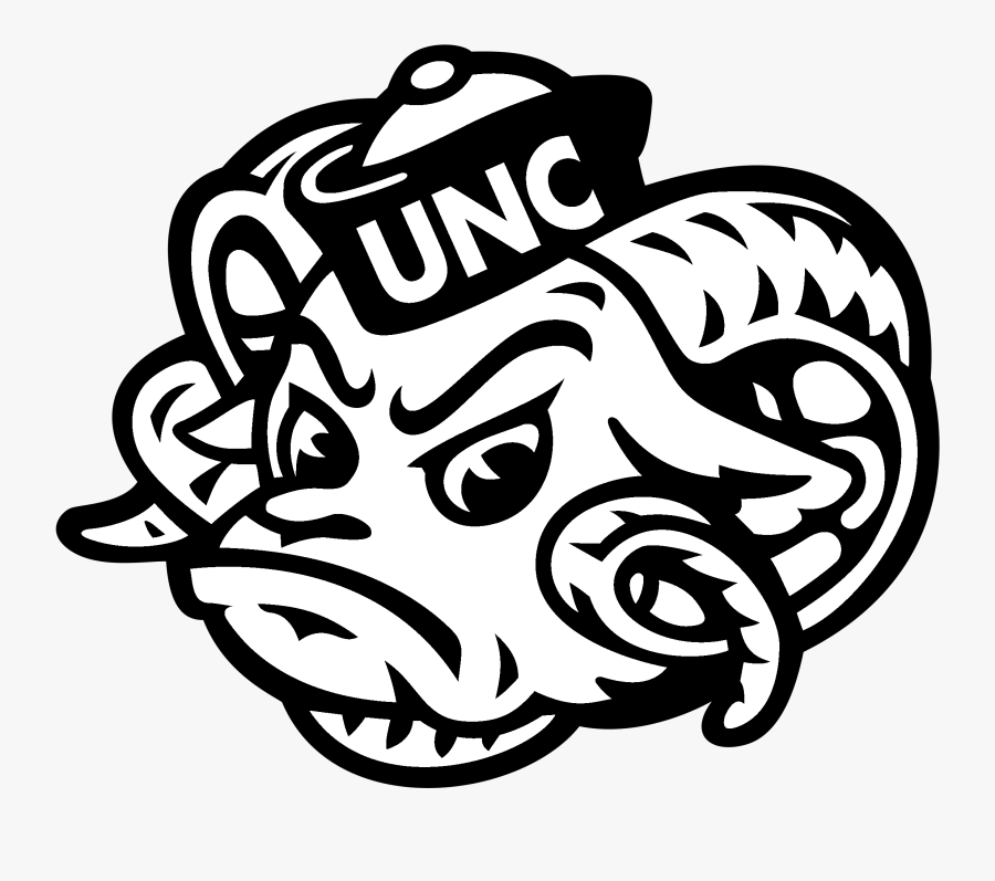 Unc Tar Heels Logo Black And White North Carolina Tar Heels Free