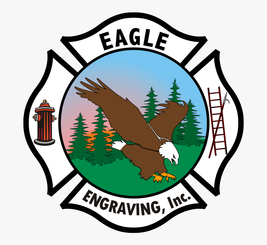 Check Out The Original Eagle Engraving Website - Franklin Park Fire Department Logo, Transparent Clipart