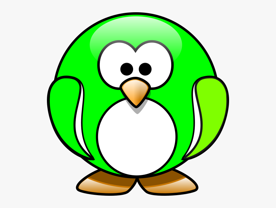 Cartoon Red Penguin Clipart - Penguin Clipart No Background, Transparent Clipart