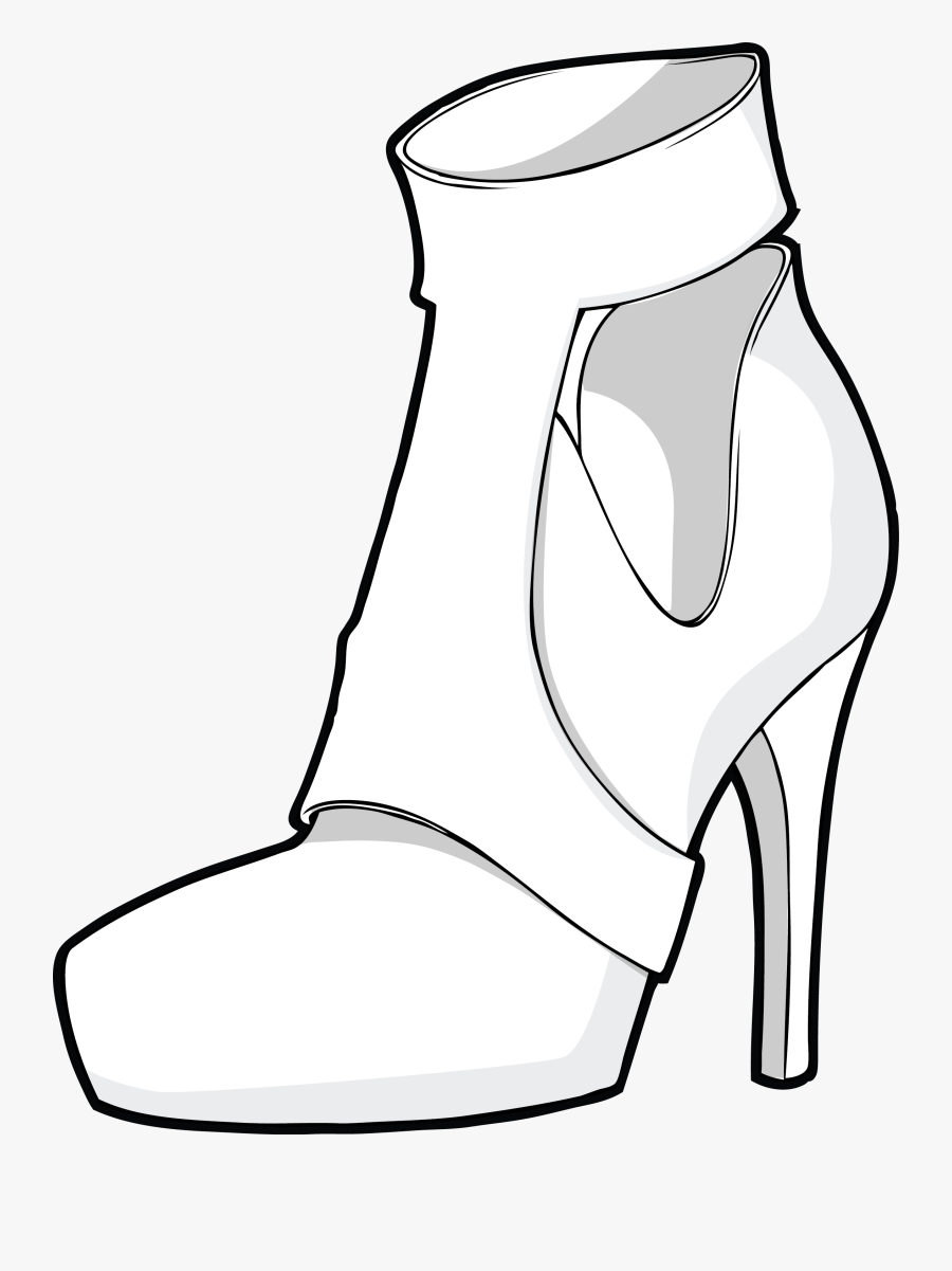Drawing Leg High Heels - Fashion Drawing Of Heels, Transparent Clipart