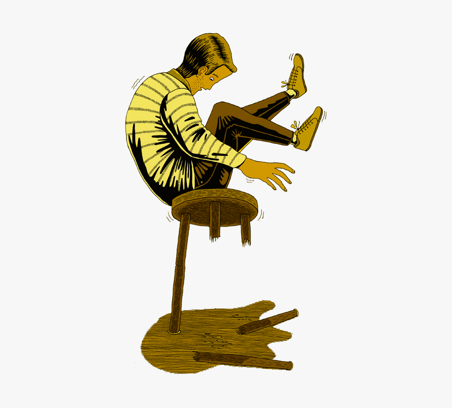 Broken Three Legged Stool, Transparent Clipart