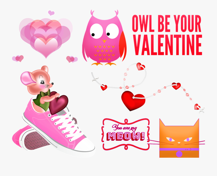 Valentine Clip Art Valentine Banner Valentine Candle - Cartoon, Transparent Clipart