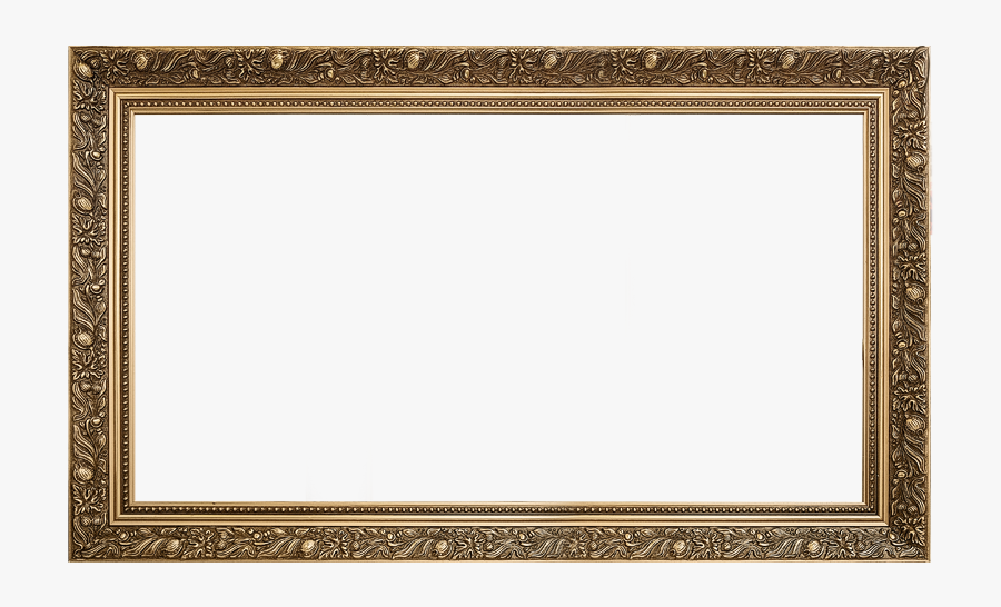 Empty Frame Png Vintage Gold Frame Transparent - Gold Antique Frame Transparent, Transparent Clipart