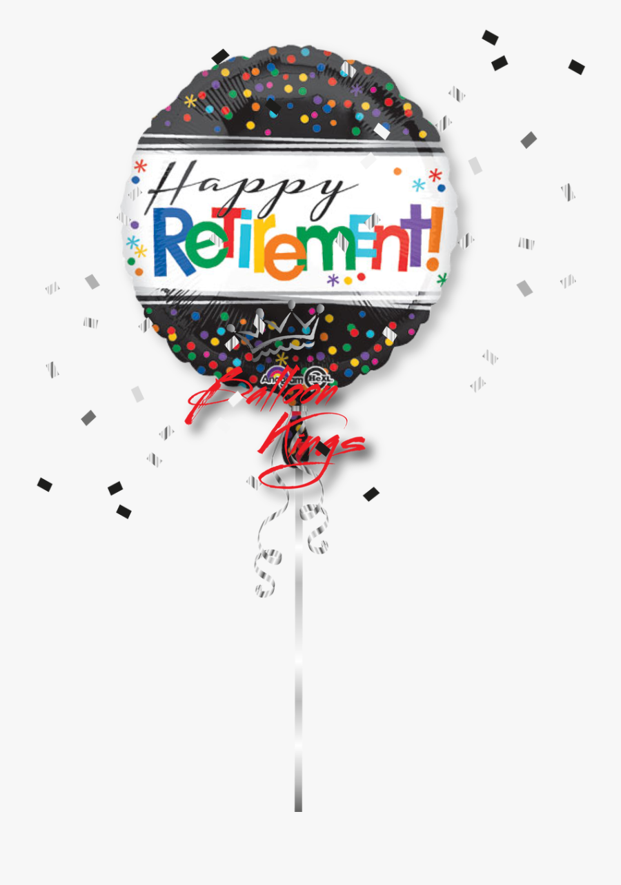 Amscan 3281601 Officially Retired Foil Balloon , Png - Happy Retirement ...