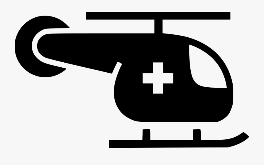 Helicopter Ambulance Transportation Medical - Medical Symbol With Helicopter, Transparent Clipart