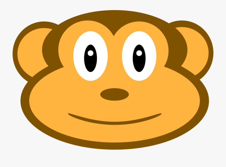 Animal Clipart Face Monkey - Animal Faces Art Clip, Transparent Clipart