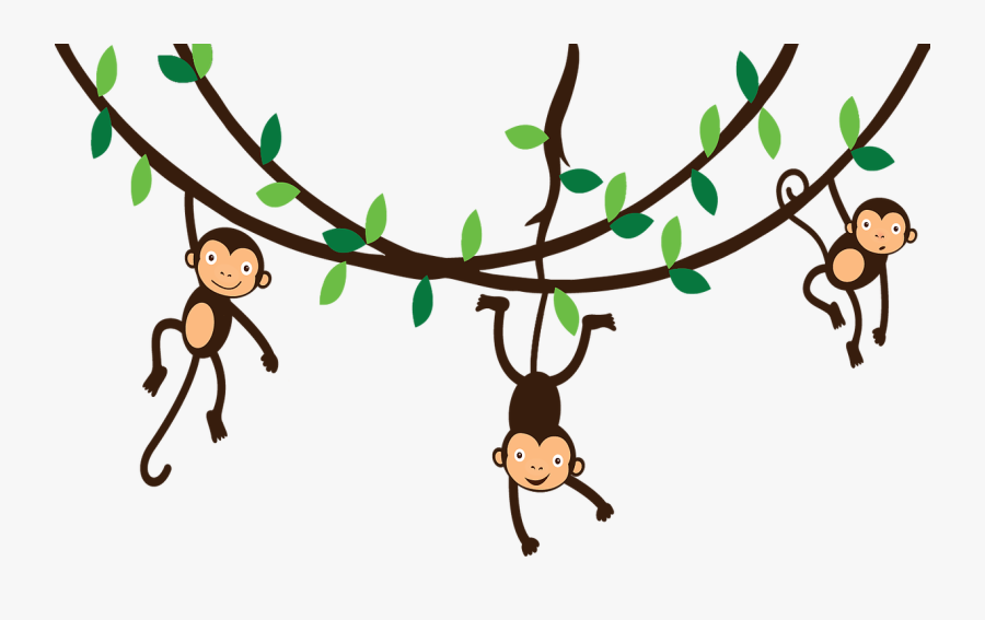 Monkey Swinging In A Tree Clipart , Free Transparent Clipart - ClipartKey