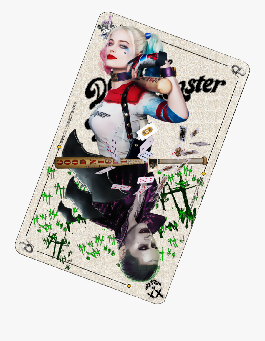 Transparent Playing Cards Png - Suicide Squad Joker Card, Transparent Clipart