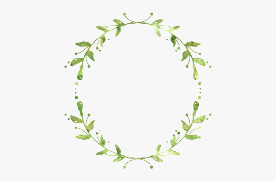 Wreath Leaf Garland Crown - Free Green Leaf Wreath, Transparent Clipart