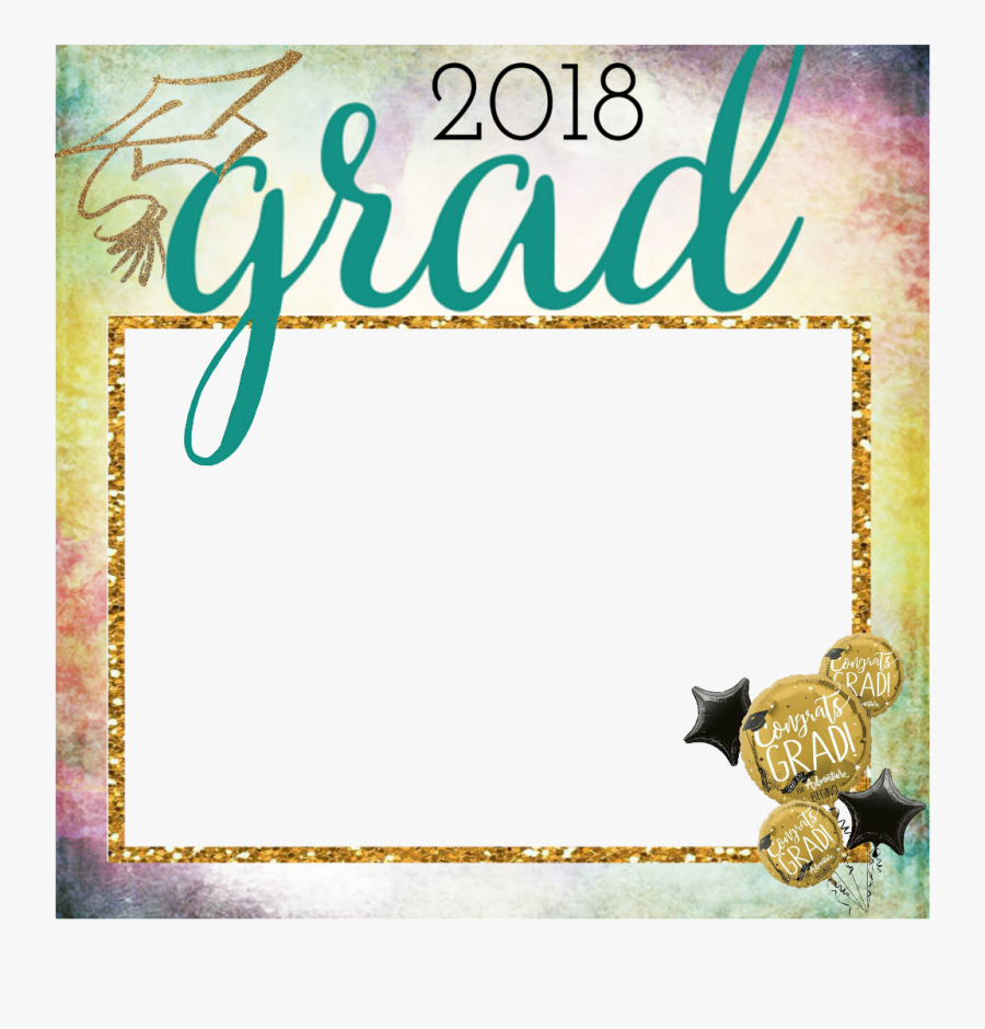 Graduation Frame Pictureframe Grad Graduate Graduationday - Poster, Transparent Clipart