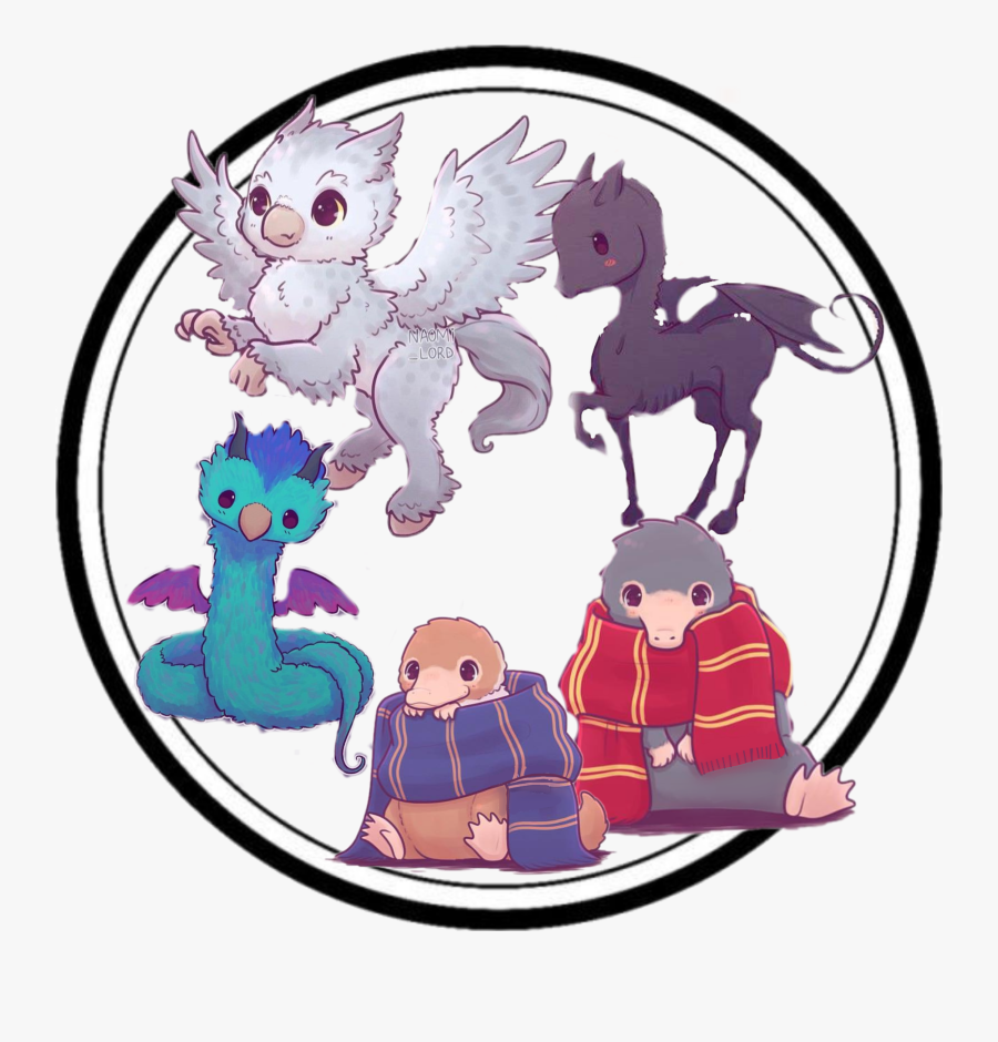 #fantastic Beasts #harry Potter #niffler # Occamy # - Cartoon, Transparent Clipart