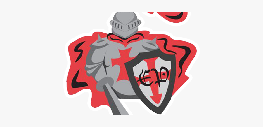 Elmwood Park Memorial Crusaders - Elmwood Park Memorial High School Mascot, Transparent Clipart