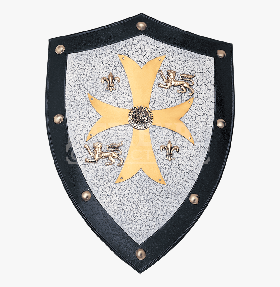 Knights Templar Shield, Transparent Clipart