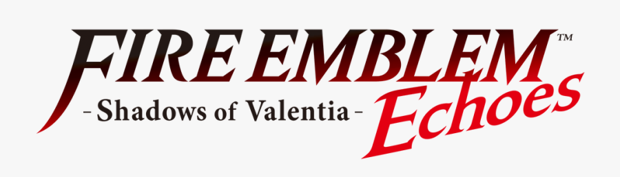 Shadows Of Valentia Starter - Fire Emblem Echoes Shadows Of Valentia Logo, Transparent Clipart