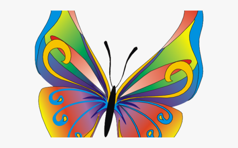 Butterfly Design Clipart Mariposa - Imágenes De Mariposas Grandes Y Coloridas, Transparent Clipart