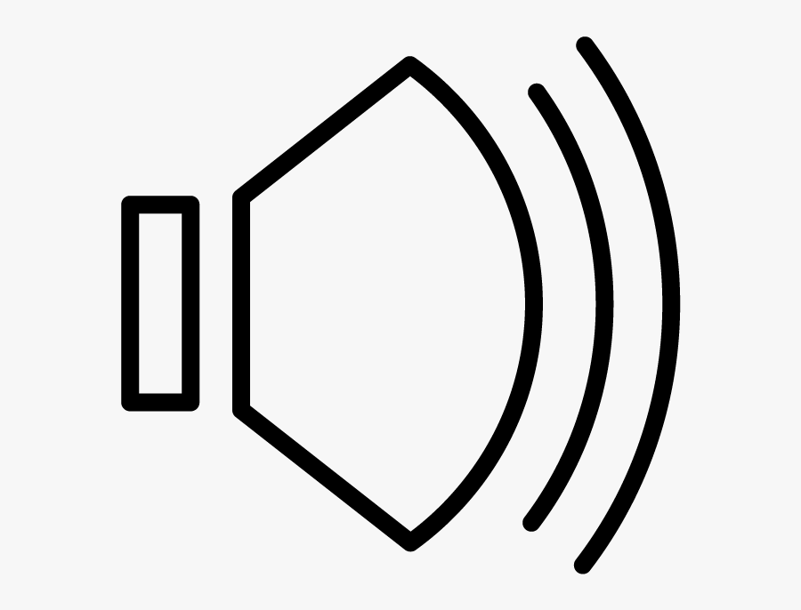 Audio Visual System Icon - Line Art, Transparent Clipart