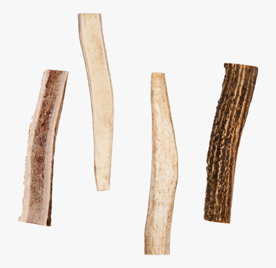 Split Elk Antler Chews For Dogs - Chewed Elk Antler, Transparent Clipart