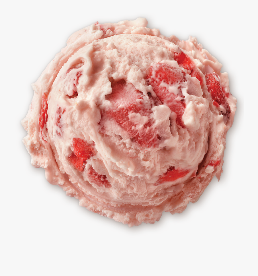 Strawberry Ice Cream Png, Transparent Clipart