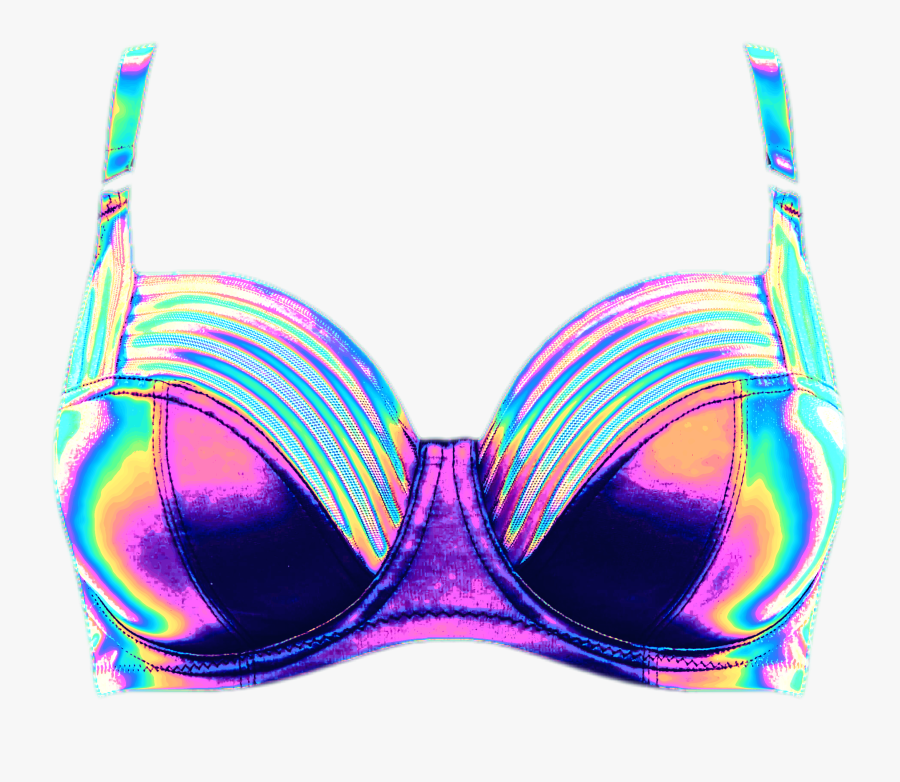 #bikini #top #shirt #brassiere #holo #holographic #freetoedit, Transparent Clipart
