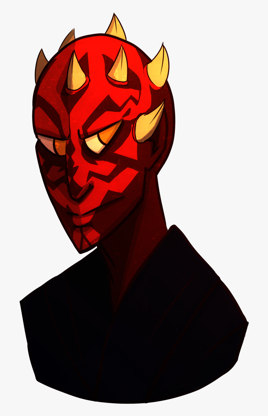 Started Darth Maul On May The Fourth, Finished On May - Illustration, Transparent Clipart