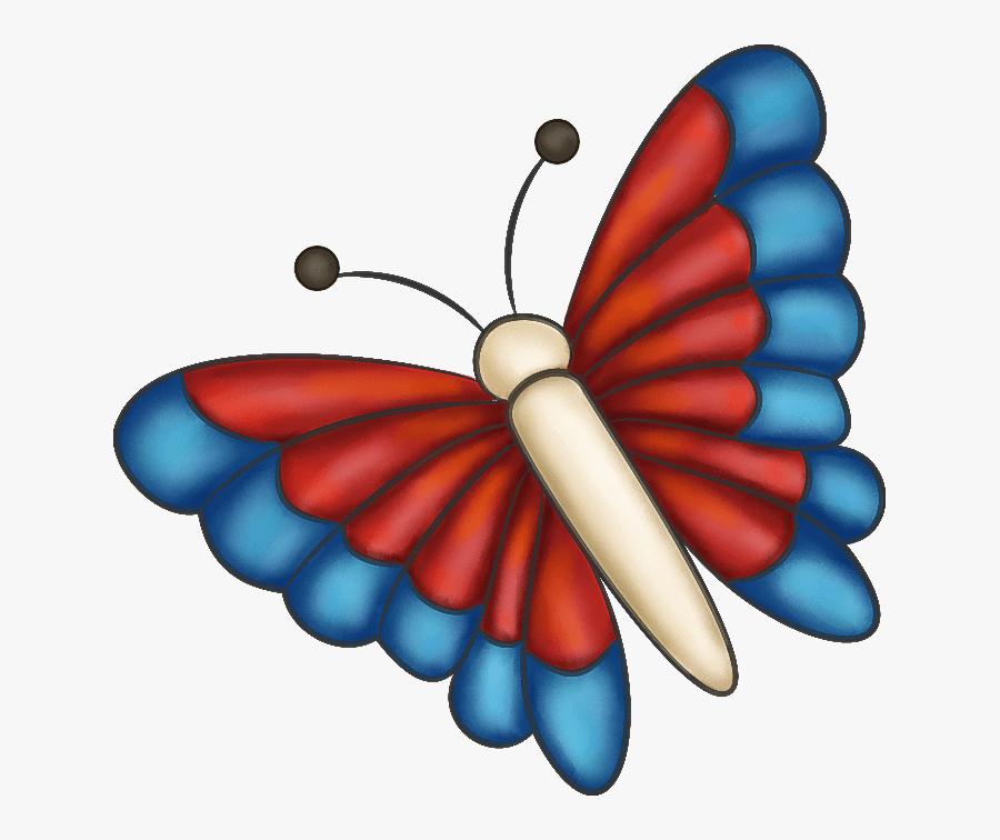 Rainbow Butterfly Clipart Ms Paint - Clip Art, Transparent Clipart