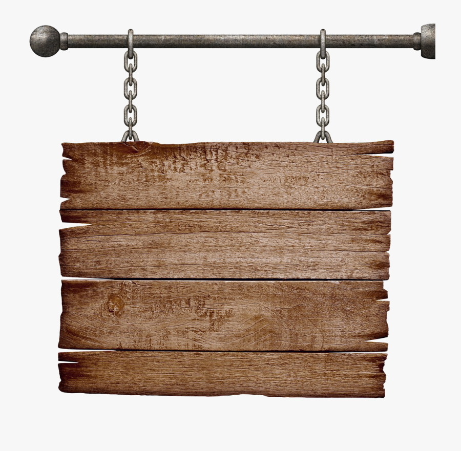 Hanging Wood Sign Png, Transparent Clipart