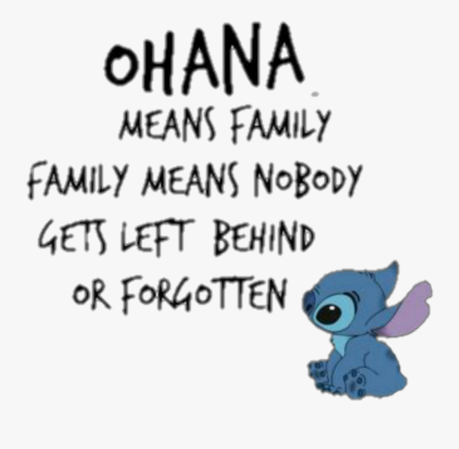 #stitch #family #ohana - Stitch Family, Transparent Clipart