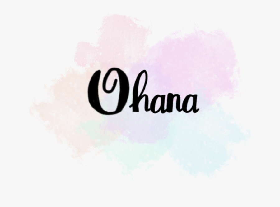#ohana #hawaiian #liloandstitch #tumblr #watercoloureffect - Ohana Png ...