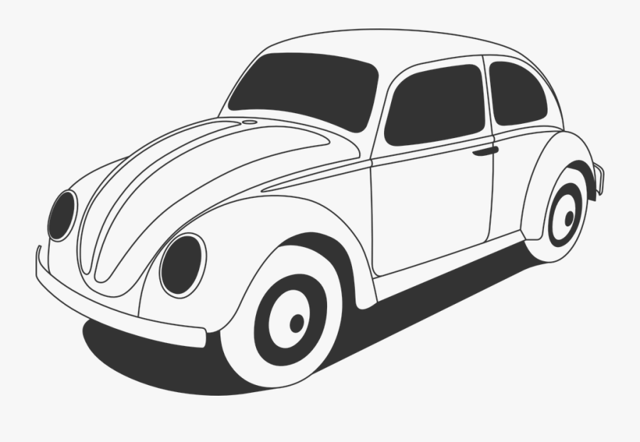 Volkswagen, Beetle, Car, Vw, Automobile, Old, Vintage - Vocho Vector, Transparent Clipart