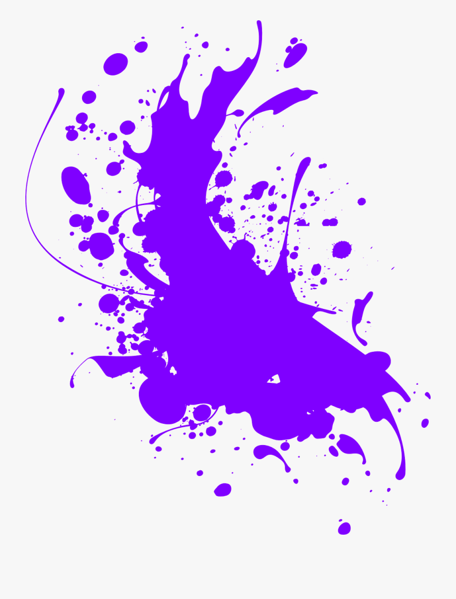 Splat Purple Paint Free Photo - Splatter Png, Transparent Clipart