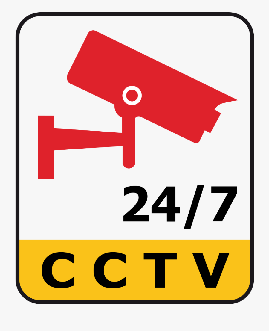 Cctv 24 7 Clipart Closed-circuit Television Clip Art - 24 7 Cctv Camera, Transparent Clipart