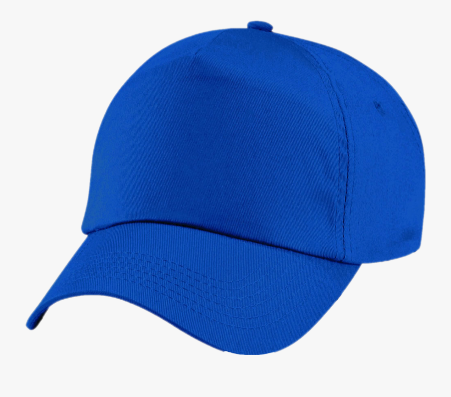 Download Cap Image With - Royal Blue Cap Front, Transparent Clipart